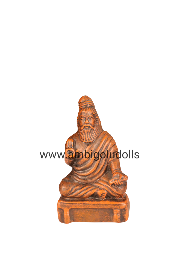 thiruvallure sitting /wood colour / small/ paper